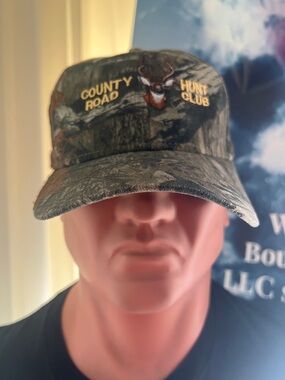 #1741** Country Road Hunt Club Camo Baseball Cap - Green